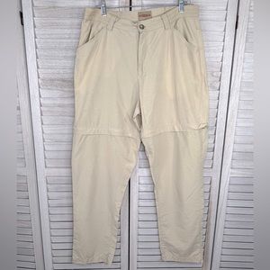 REDINGTON Men's Convertible Pants Tan-Large